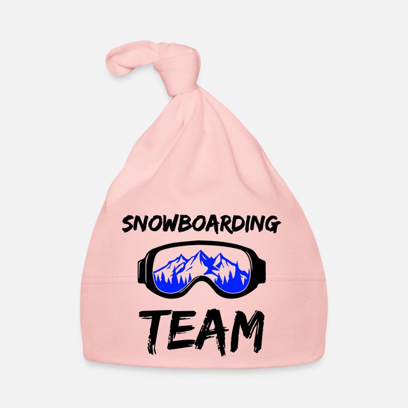 Équipe de snowboard Bonnet bio Bébé