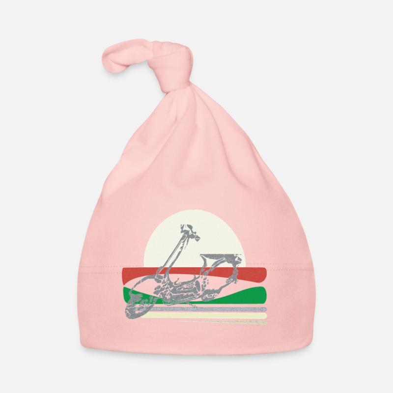 Été des scooters scooters - Bonnet bio Bébé - rose