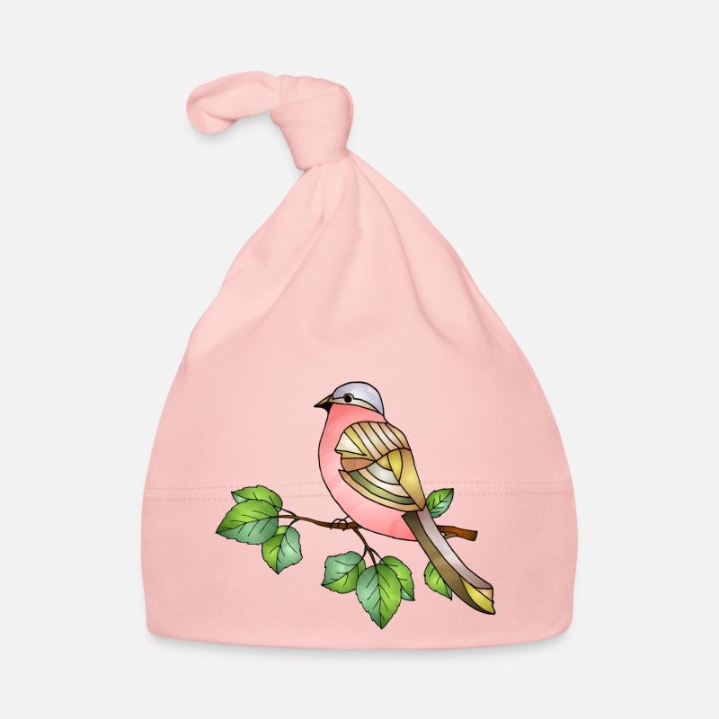 Colorful bird Organic Baby Cap