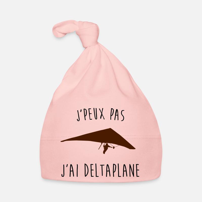 j'peux pas j'ai deltaplane - Bonnet bio Bébé - rose