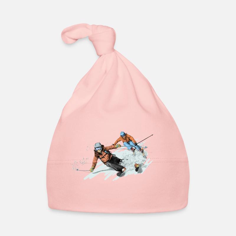 Freeriding - Bonnet bio Bébé - rose