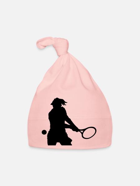 Tennis - Bonnet bio Bébé - rose - Devant