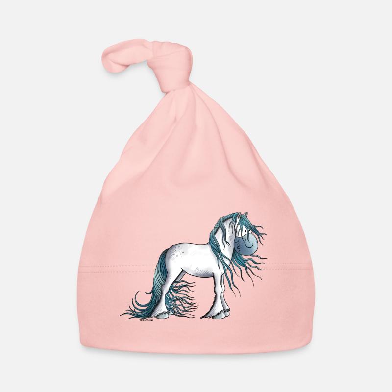 Fantasy Pferd - Baby Bio-Mütze - Rosa