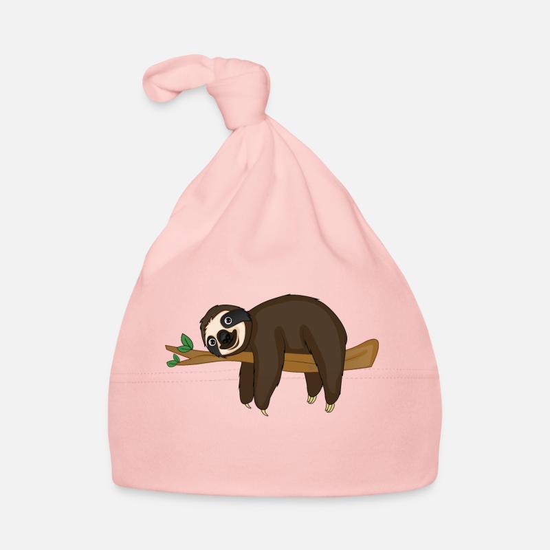 Sloth Organic Baby Cap