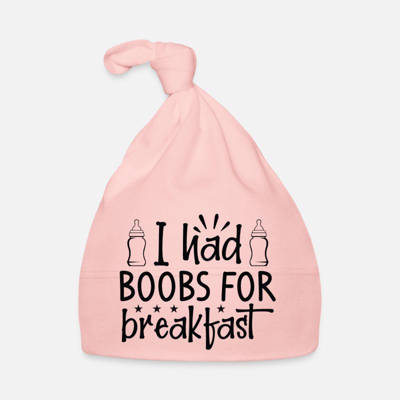 I had Boobs for Breakfast Baby Bio-Mütze