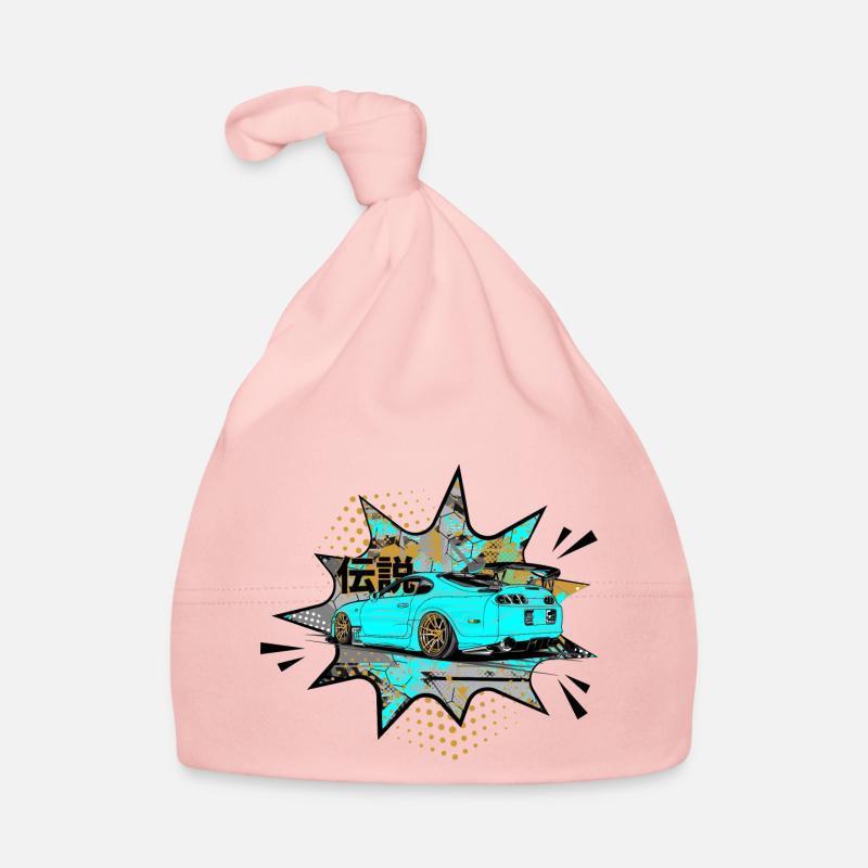 Supra back bubble - Baby Bio-Mütze - Rosa