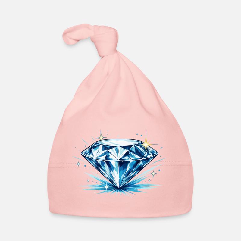 Diamant Bleu de Glace Bonnet bio Bébé