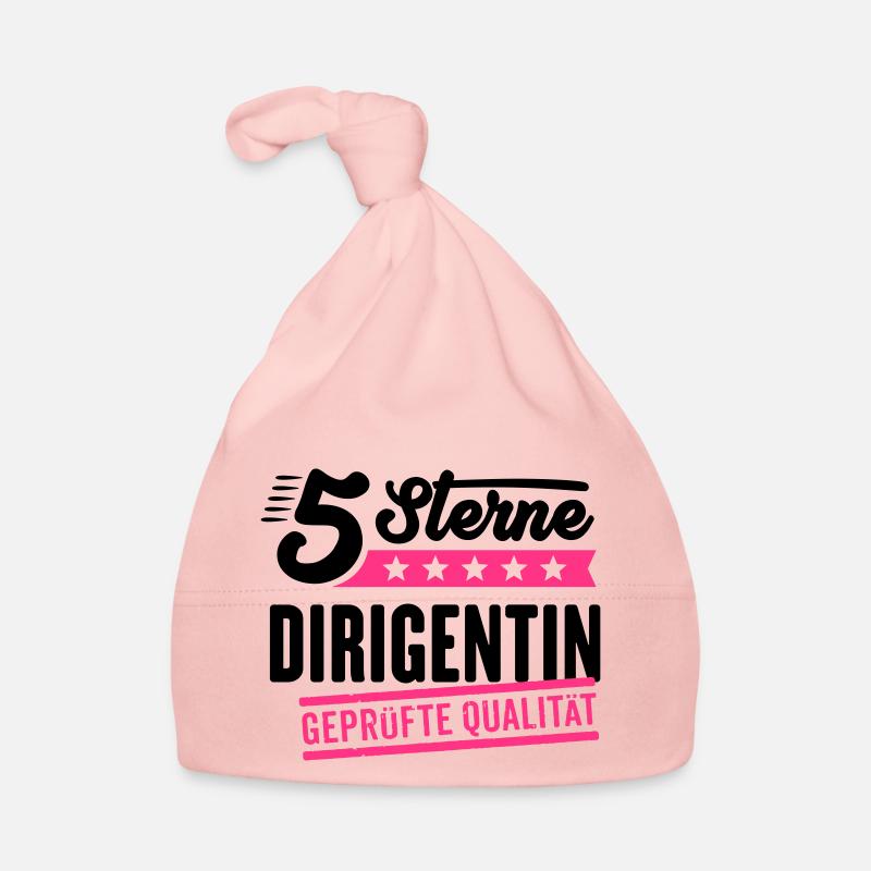 5Sterne Dirigentin Baby Bio-Mütze