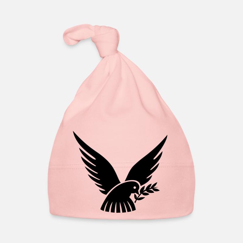 Black Peace Dove Organic Baby Cap