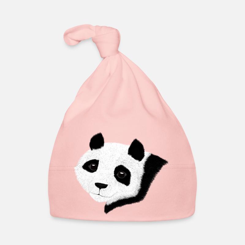 Panda doux Bonnet bio Bébé