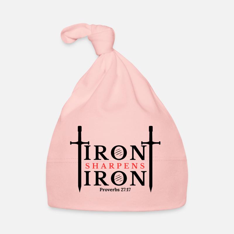 Iron Sharpens Iron - Proverbs 27:17 Clothing Organic Baby Cap