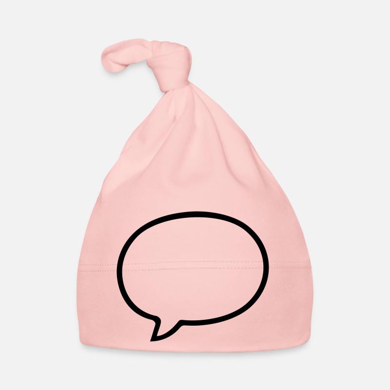 Sprechblase Comic Design Baby Bio-Mütze