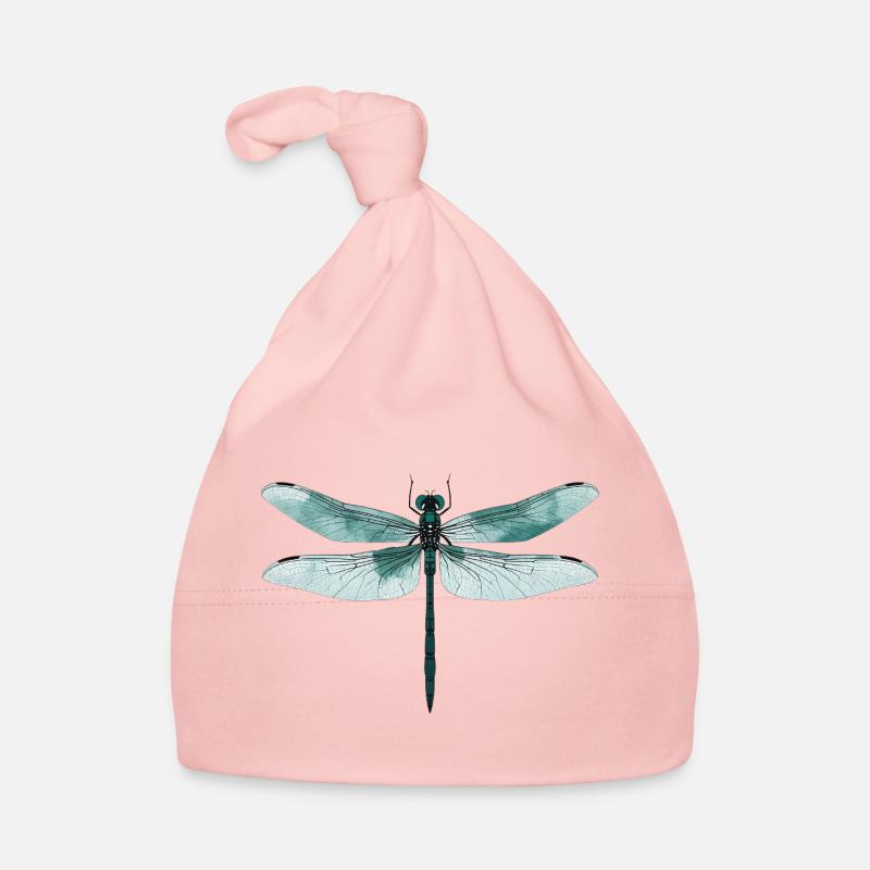Libellule. Dragonfly - dragon-fly - libellule Bonnet bio Bébé