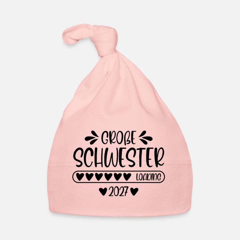 Große Schwester 2027 loading Baby Bio-Mütze