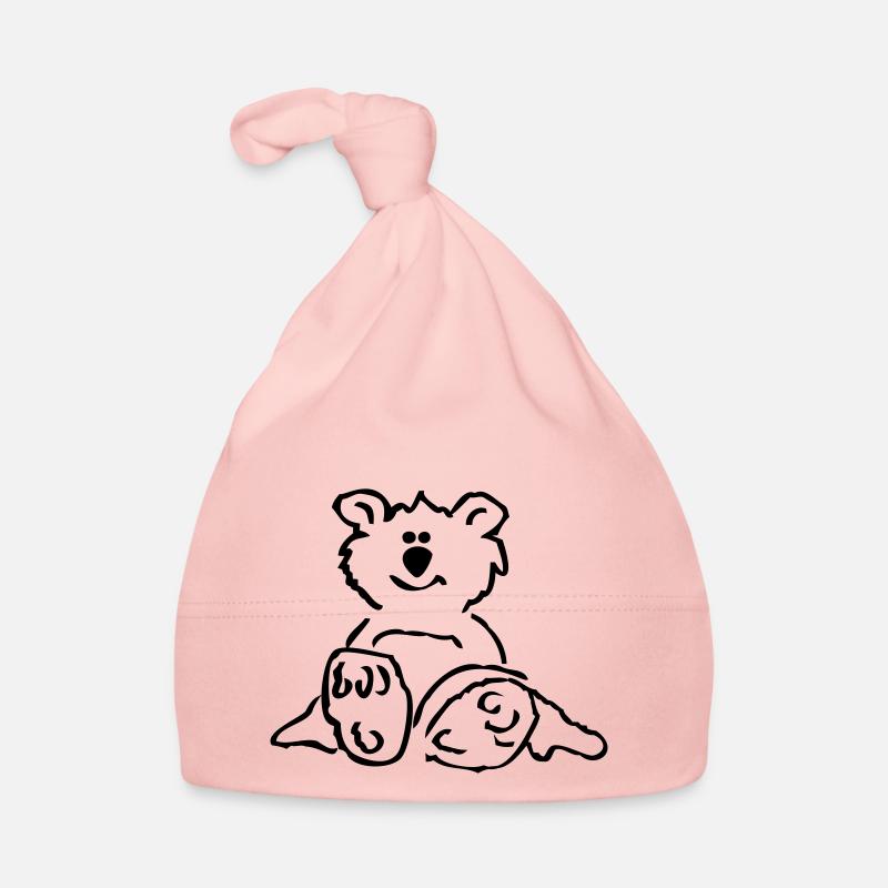 Teddy ... de wicki_de - Bonnet bio Bébé - rose