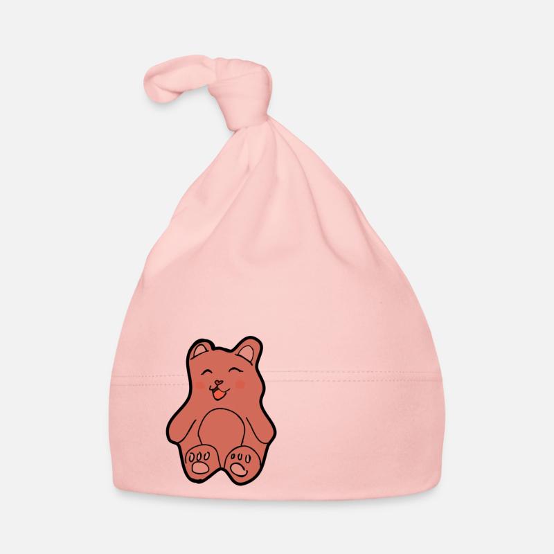 teddy - Baby Bio-Mütze - Rosa