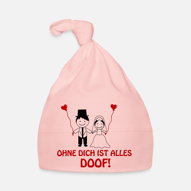 Without you, everything is stupid 2 Organic Baby Cap