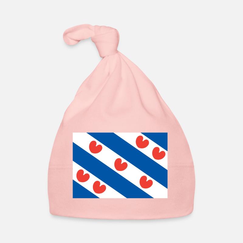 Friesische Flagge Baby Bio-Mütze