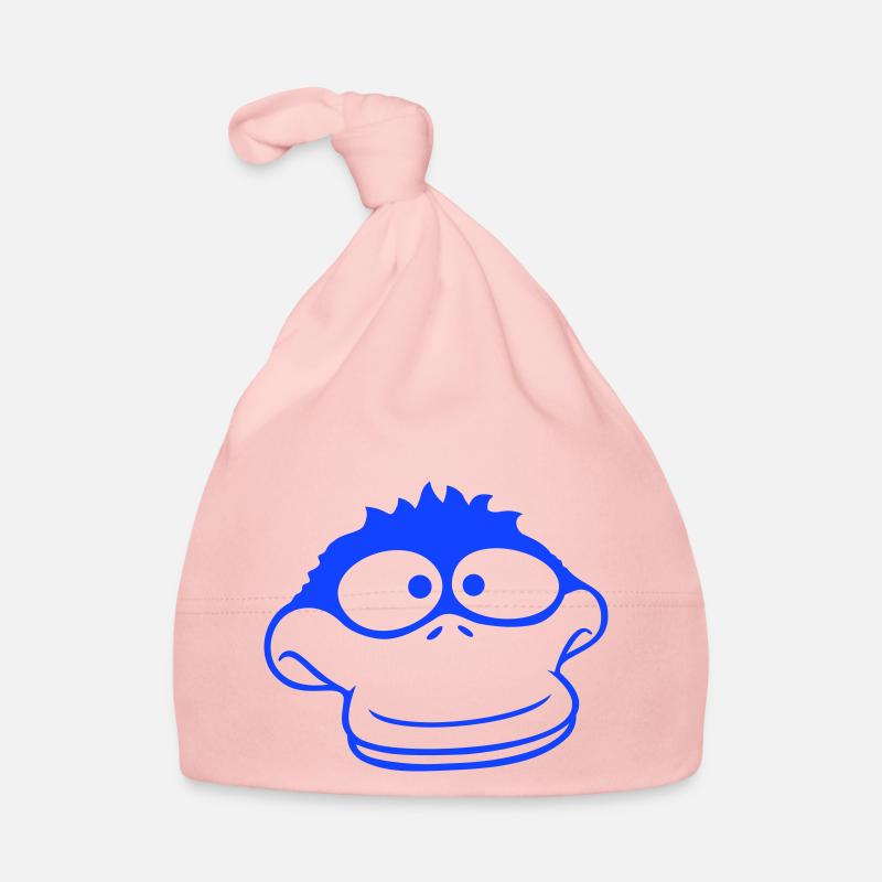 Duck looks funny goofy anxious confused comic Organic Baby Cap