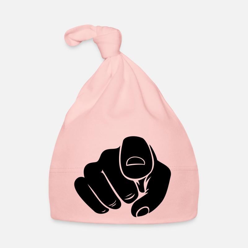 Pointer la main du doigt Bonnet bio Bébé