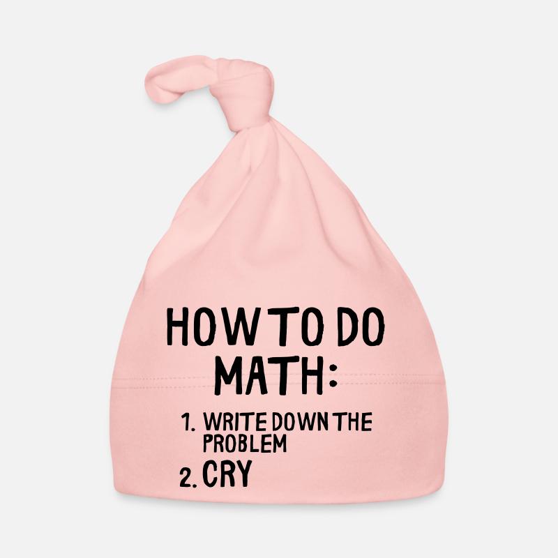 HOW TO DO MATH Organic Baby Cap