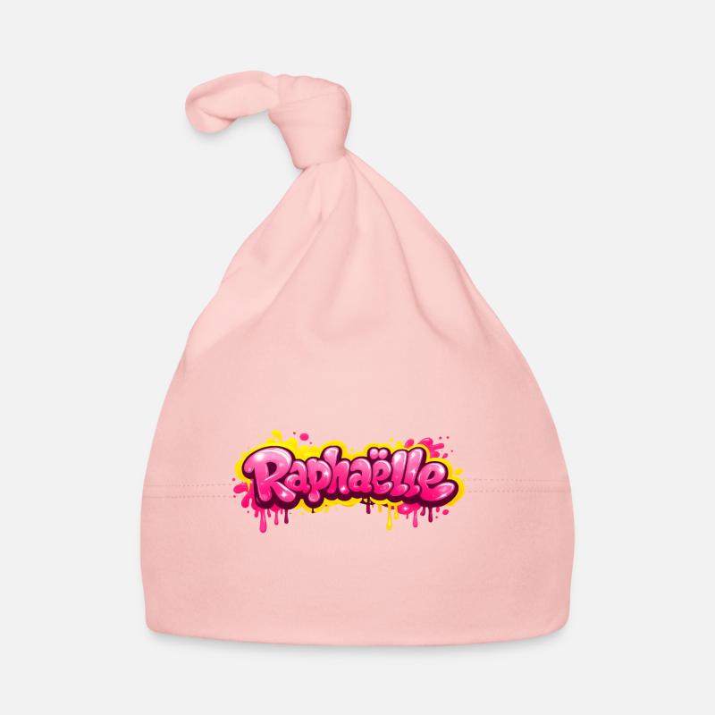 RAPHAELLE GRAFFITI NAME FOR PERFECT GIFT PRINTABLE Bonnet bio Bébé