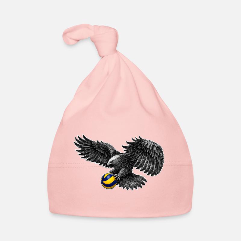 Aigle avec contour de volley-ball Bonnet bio Bébé