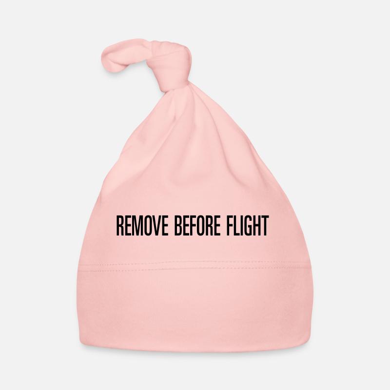 REMOVE BEFORE FLIGHT Bonnet bio Bébé