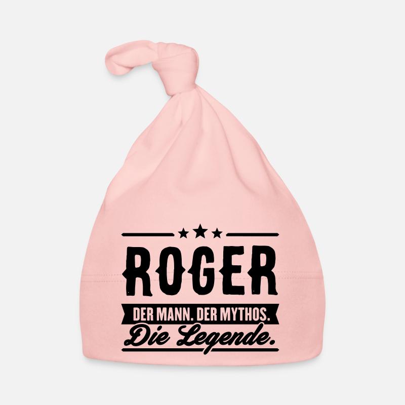 Man Myth Legend Roger Organic Baby Cap