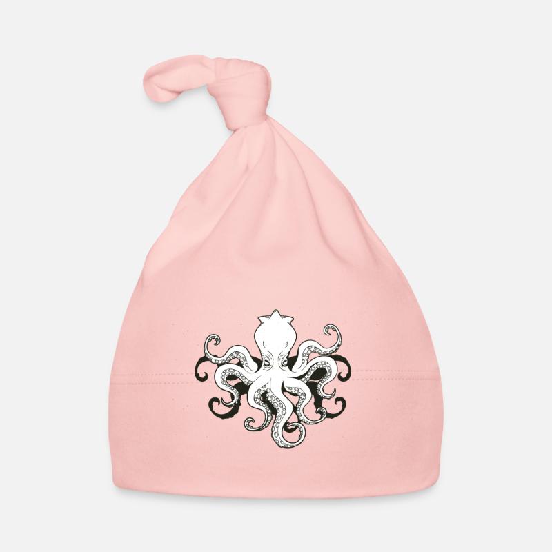 Cartoon octopus Organic Baby Cap