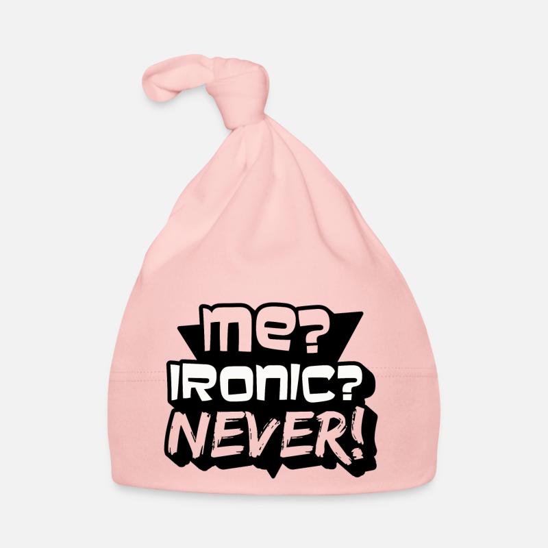 Je ne suis pas ironique. Bonnet bio Bébé