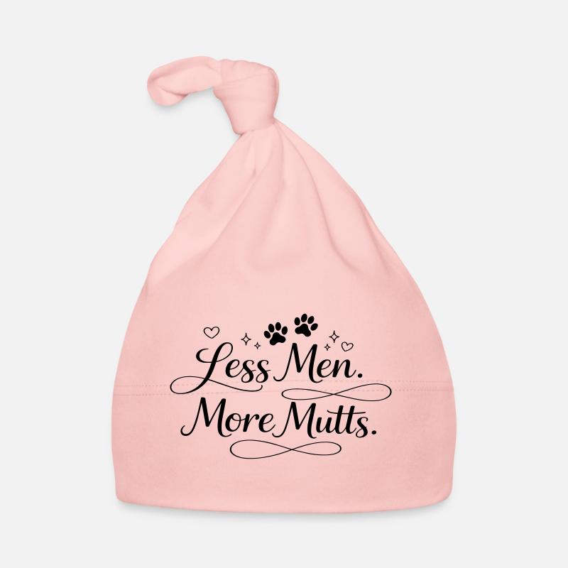 Moins d’hommes. Plus de bâtards. - Bonnet bio Bébé - rose