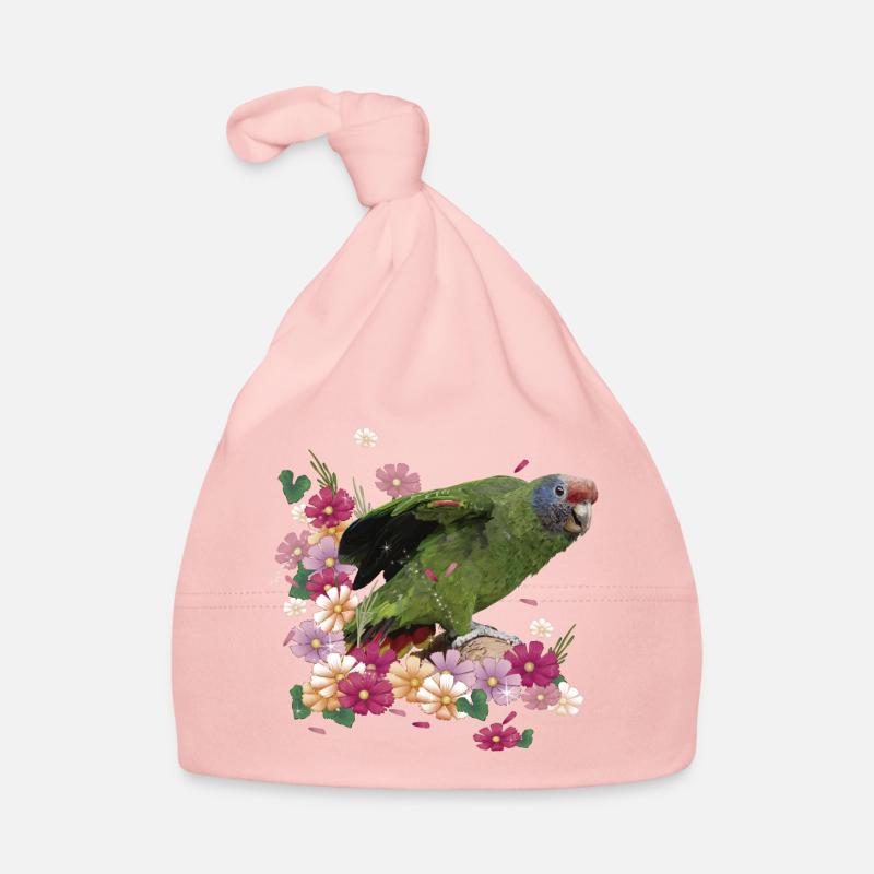 Le perroquet à queue rousse Bonnet bio Bébé