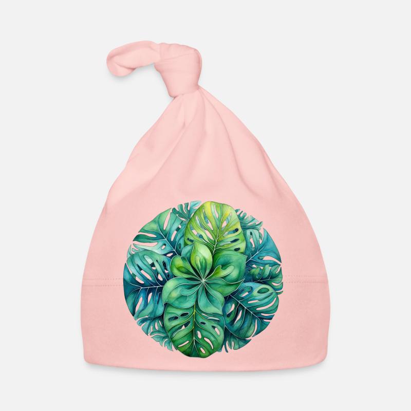 Monstera Mandala Bonnet bio Bébé