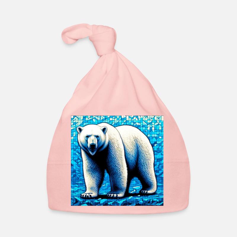polar bear Organic Baby Cap