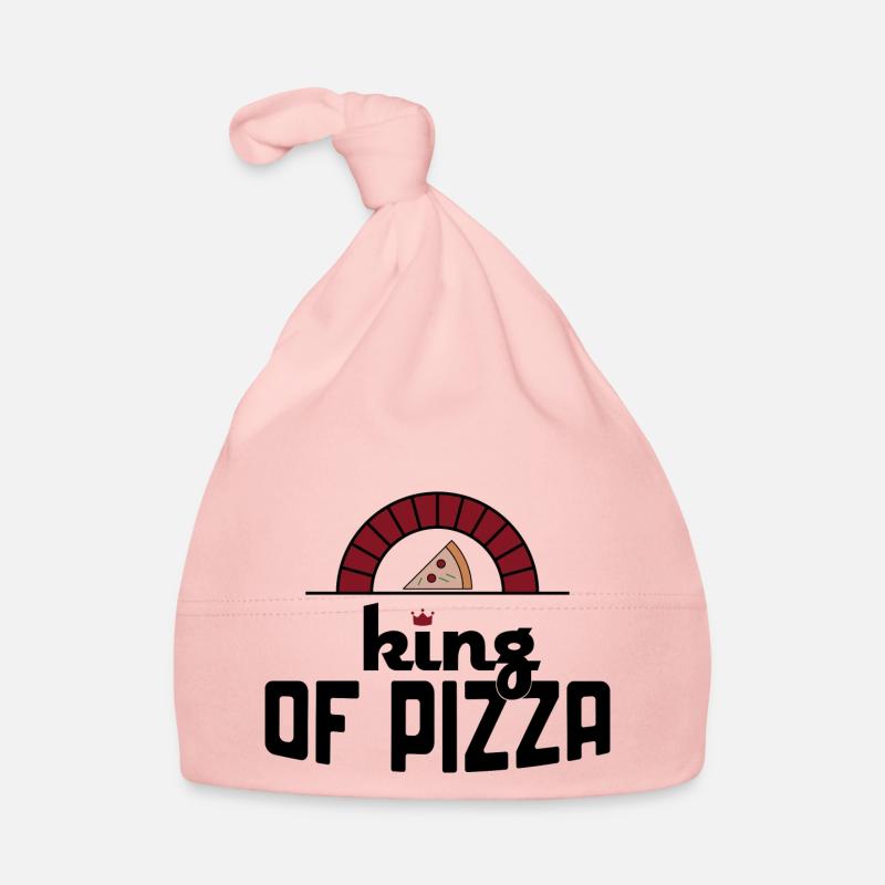 Pizza - Bonnet bio Bébé - rose
