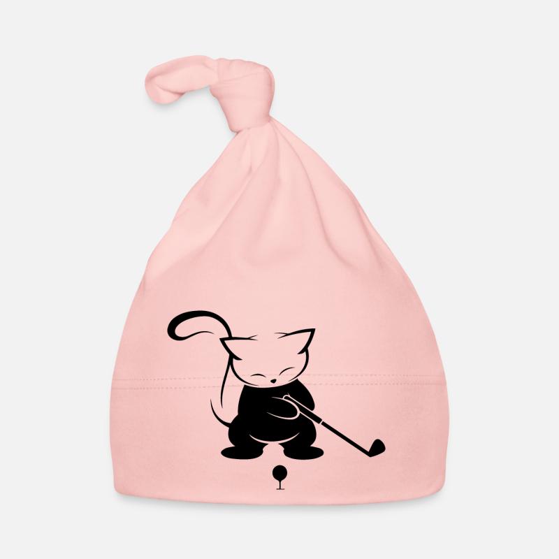 sport de golf - Bonnet bio Bébé - rose