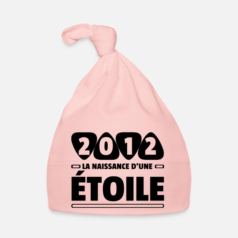 2012 année de naissance / anniversaire année 2012 Bonnet bio Bébé