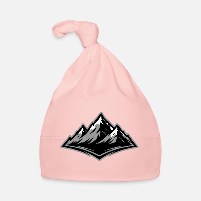 Berge Symbol Alpen Baby Bio-Mütze