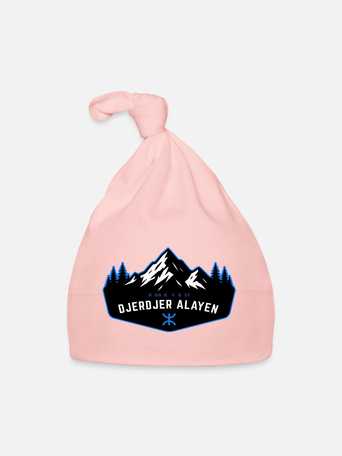 Djerdjer_Alayen_2 - Bonnet bio Bébé - rose - Devant