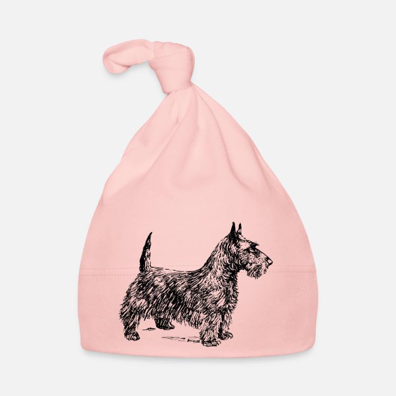 Scottish Terrier Organic Baby Cap