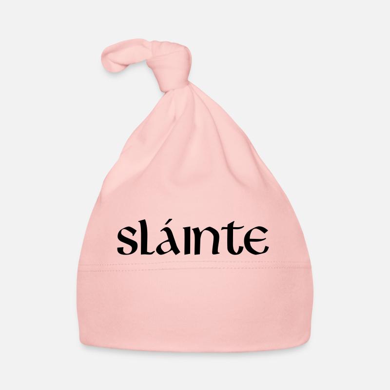 Slainte text uk Organic Baby Cap
