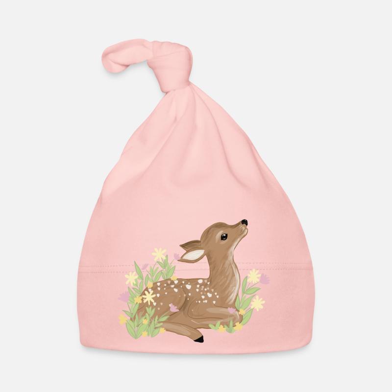 Fauve au printemps Bonnet bio Bébé