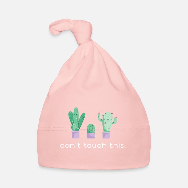 On ne peut pas toucher à ce cactus dansant qui dit - Bonnet bio Bébé - rose