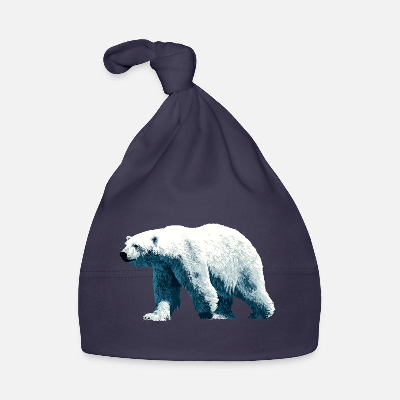 Polar Bär Eisbär Baby Bio-Mütze