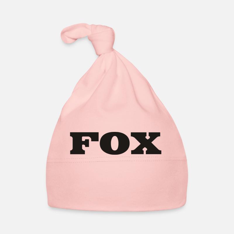 Fox Logos - Bonnet bio Bébé - rose