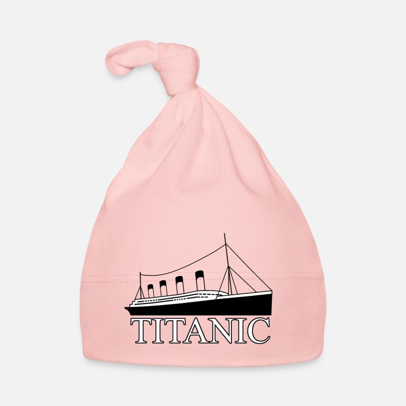 Titanic - Bonnet bio Bébé - rose