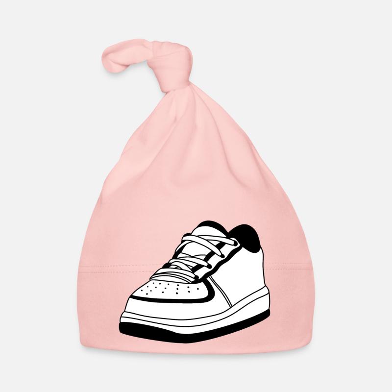 Sneaker black Baby Bio-Mütze