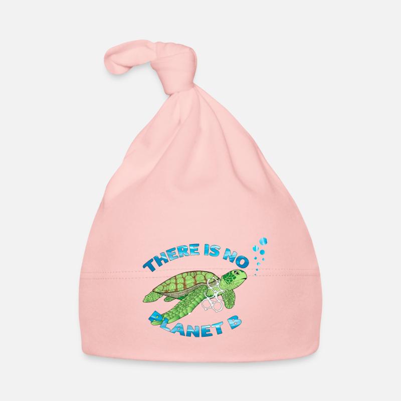 Pas de tortue de la planète B Bonnet bio Bébé