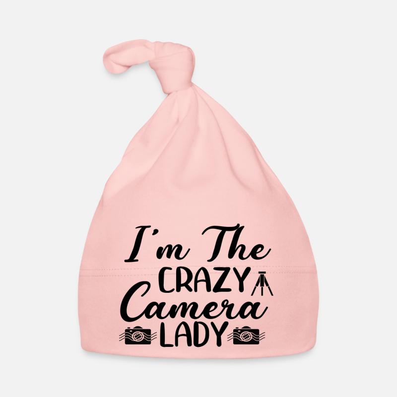 Je suis la dame folle de la caméra Bonnet bio Bébé